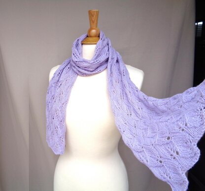 Lilac Petals Scarf