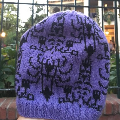 Haunted wallpaper hat