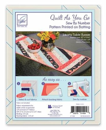 June Tailor Inc Quilt As You Go Table Runner - Jakarta