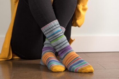 Knox Socks Knitting pattern by Knox Mountain Knit Co. | LoveCrafts