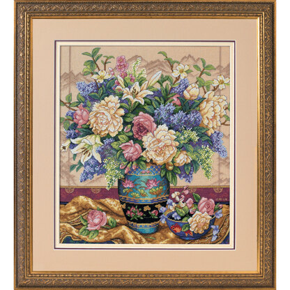 Dimensions Floral Splendor Cross Stitch Kit