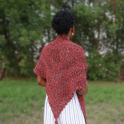 C2C Triangle Mesh Shawl