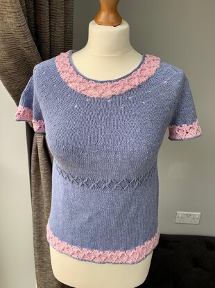 Summer Top with Lace Detail