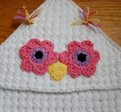 Owl Hooded Baby Towel