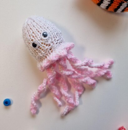 Sea Life Creme Egg Cosies (Octopus, Jelly Fish, Clown Fish - Nemo)