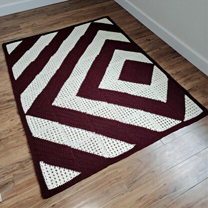 Modern Crochet Motif Blanket