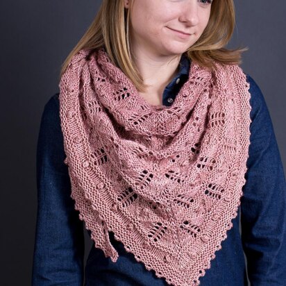 Copper Pennies Shawl - knitting pattern