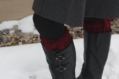 Bow Boot Cuffs Pattern