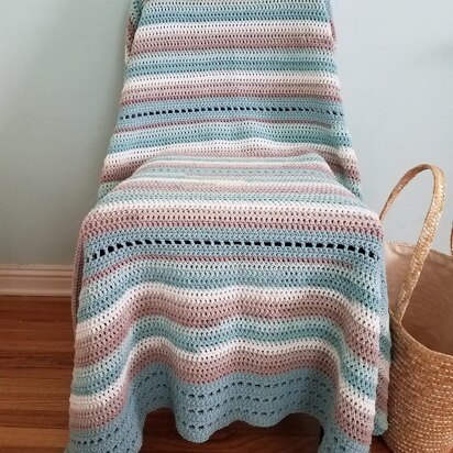 Beachglass Cotton Afghan