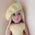 Lemon Beret for Doll