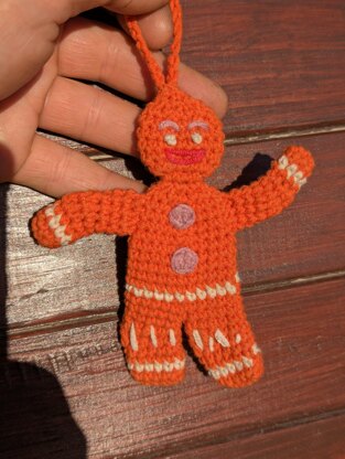 Gingerbread Man Christmas tree toy
