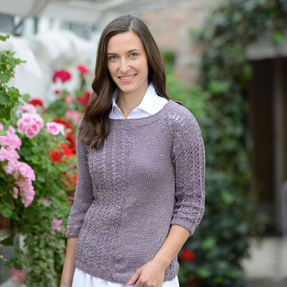 Women’s Malve-Gold Pullover in Schachenmayr Esperanza - S9041 - Downloadable PDF