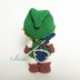 Zelda and Link amigurumi dolls - crochet patterns by Crochelandia
