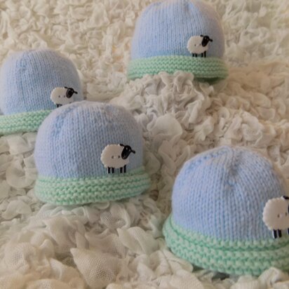 Premature Baby Sheep Hat