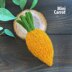 Mini Knitted Carrot Pattern, Beginner Friendly Toy, Easter Decor (PDF Pattern)