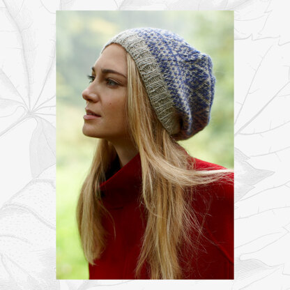 "Samantha Hat" - Hat Knitting Pattern For Women in Willow & Lark Woodland