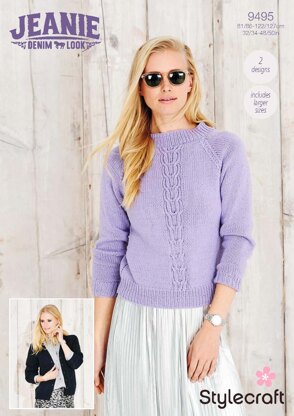 Sweater & Cardigan in Stylecraft Jeanie - 9495 - Downloadable PDF