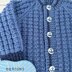 Jackson Baby Cardigan 20" & 22" chest size. Approx 6-12mths