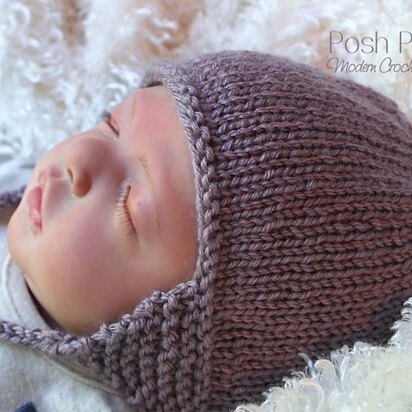 DK Earflap Hat Knitting Pattern 377