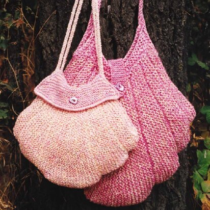 Scallop Purse & Knitting Bag - knitting pattern