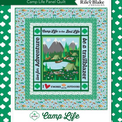 Riley Blake Camp Life Panel Quilt - Downloadable PDF