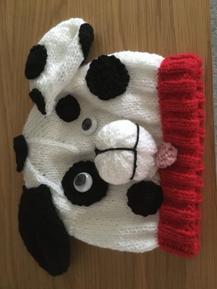 Dalmatian beanie