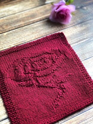 Rocky Mountain Rose Dishcloth