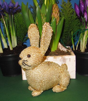 Golden Bunny Rabbit Easter Toy