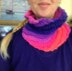 Sunset Spiral Cowl