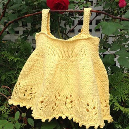 May Flowers Baby Dress - knitting pattern
