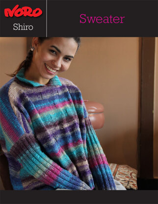 Sweater in Noro Shiro - Y-958