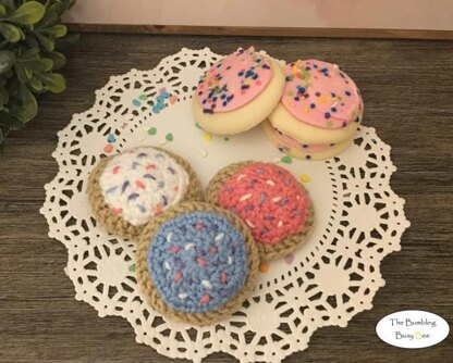 Frosted Sugar Cookies Crochet Pattern