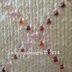 Beaded Diamonds Pillow Cover