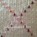 Beaded Diamonds Pillow Cover