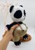 Baby Panda Amigurumi  and Panda Rattle