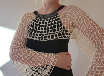 Fishnet crop top