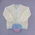 Ryan Baby cardigan, Hats, Booties & Mitts knitting pattern 18inch chest size