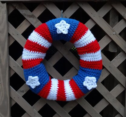 Stars and Stripes Wreath