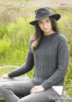 Sweater in Stylecraft Special Aran - 9075 - Downloadable PDF