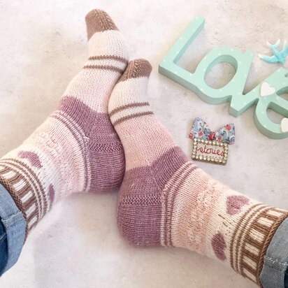 Cariad Socks - knitting pattern