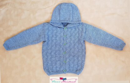 Waves Hooded Cardigan