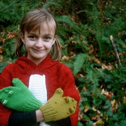 Frog and Toad Mittens