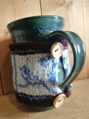 Blue Birds Mug Warmer