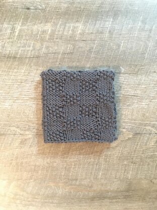 Knitted Square Seeded Check