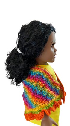 Rainbow Sherbet Shawl