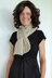 Noelle - mock cable keyhole scarf