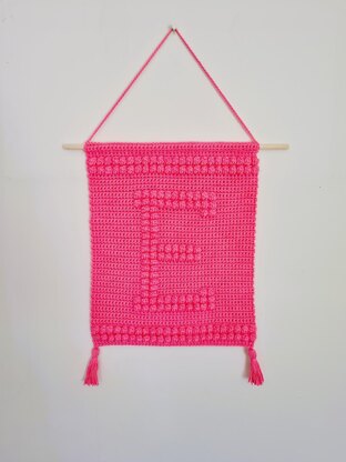 Letter E Wallhanging