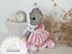 Doll Clothes, Crochet Pattern - Outfit Easter Mouse