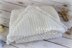 White Hooded Baby Blanket