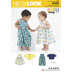 New Look 6568 Babies' Dress, Romper and Jacket 6568 - Paper Pattern, Size A (NB-S-M-L)
